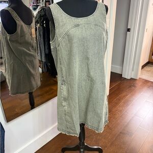 NATURAL LIFE Gray Denim Dress